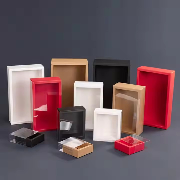 plastic sleeve cardboard box