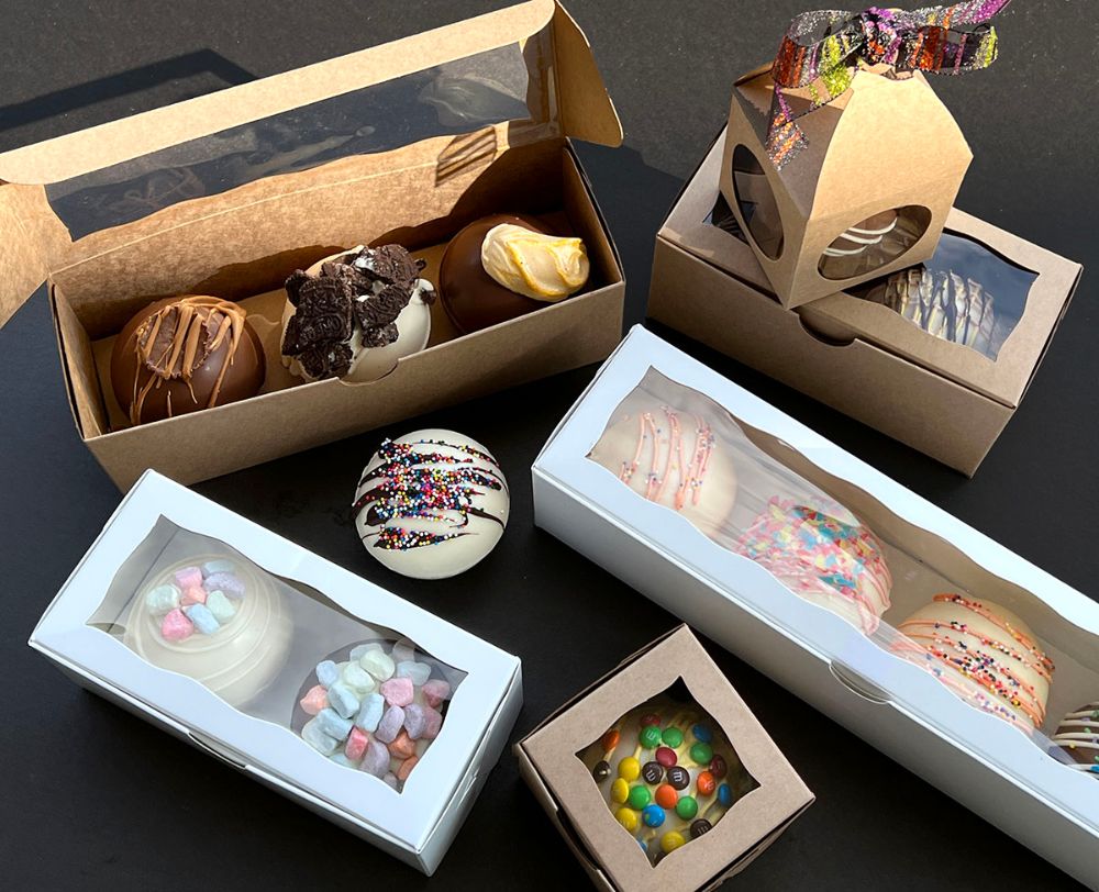 Cocoa bomb packaging