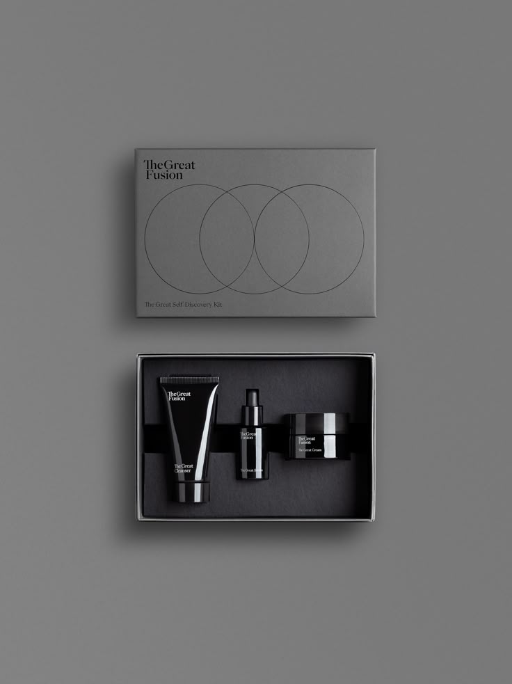 Lid and base gift box for cream packaging