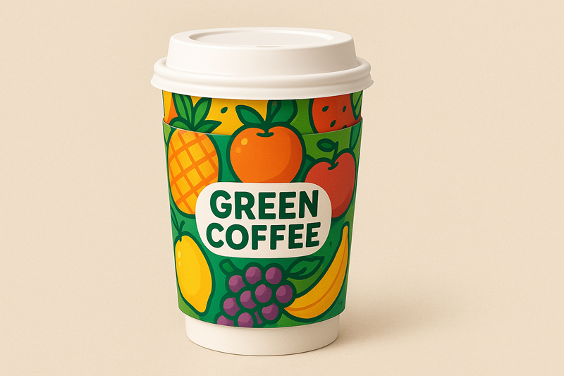 Printed Coffee Sleeves