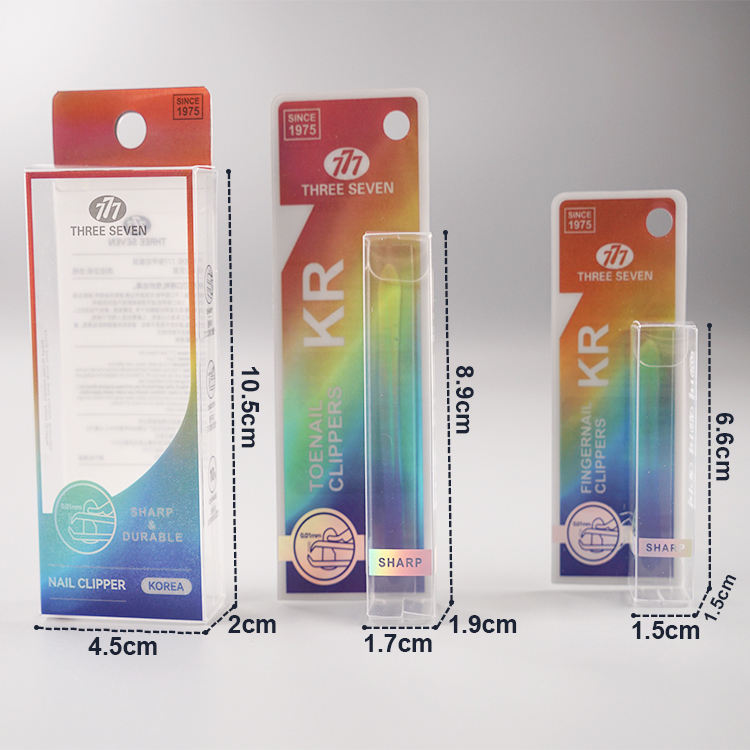 Silver Laser  PET Box Box for Nail Clippers