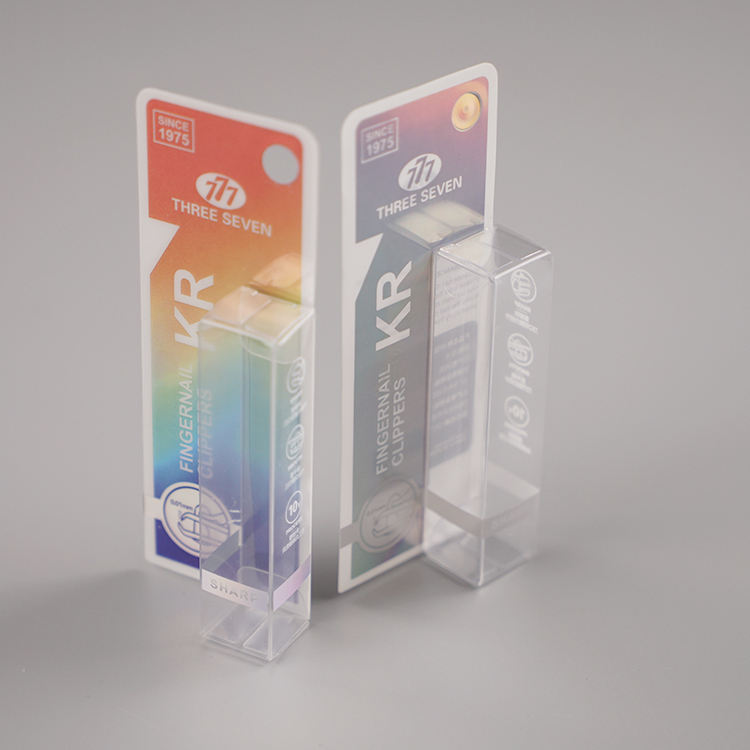 Silver Laser  PET Box Box for Nail Clippers