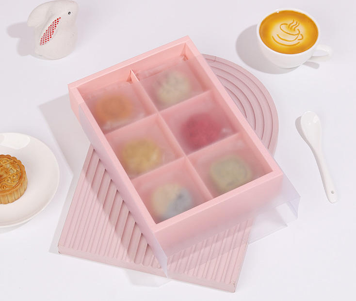 Translucent plastic cookie box