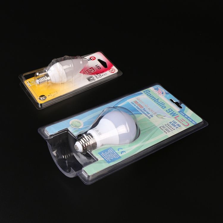 clamshell for led bulb