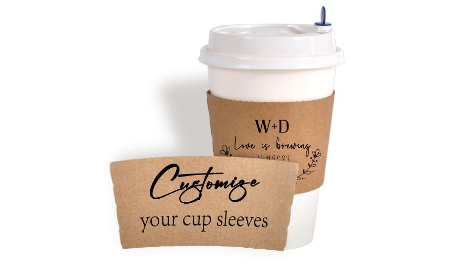 custom cup sleeves