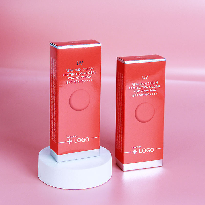 custom sun protection cream boxes