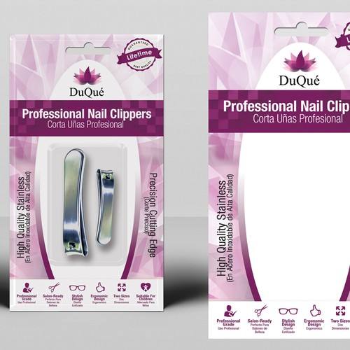 heat seal blister card for Nail clippers packaging
