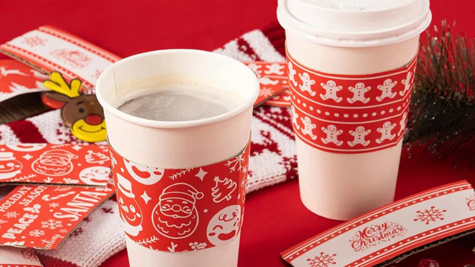 personalized coffee sleeves