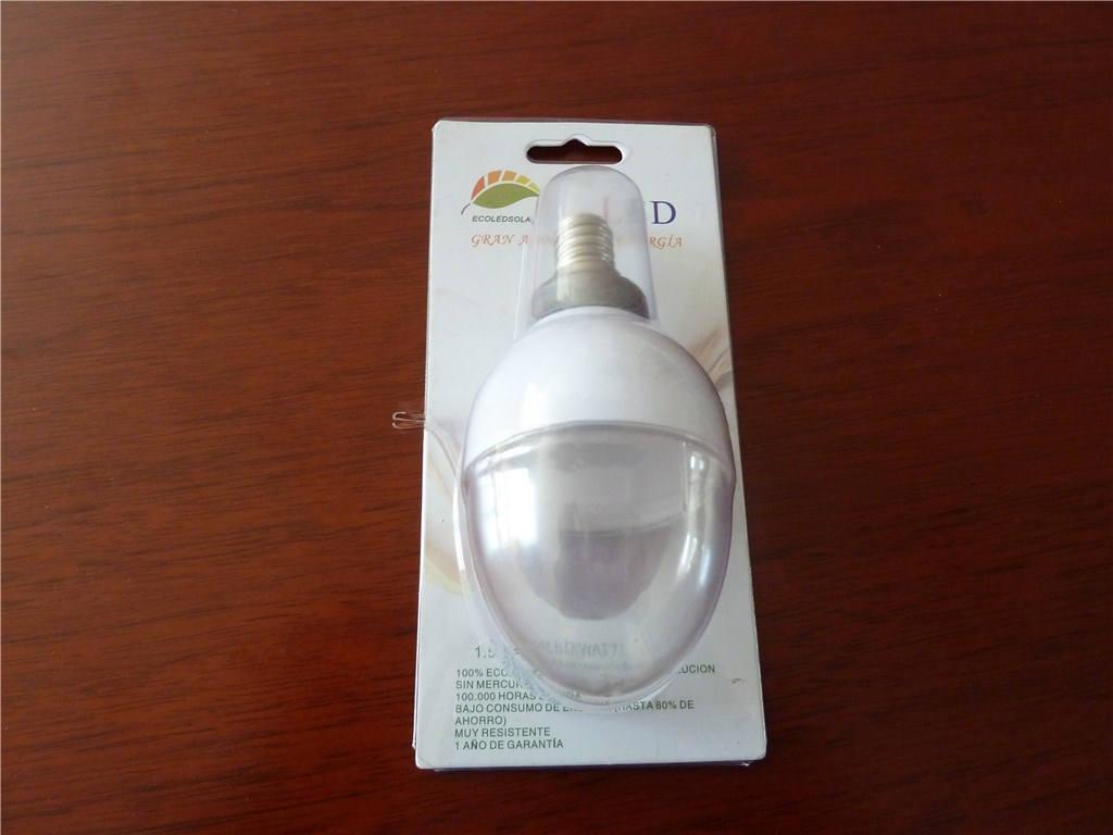 tri fold blister card for led bulb