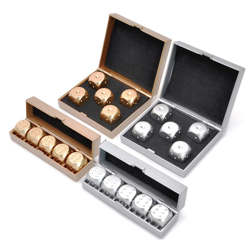 Metal dice packaging