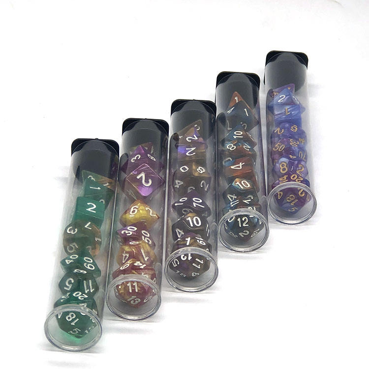 rigid cyliner dice packaging