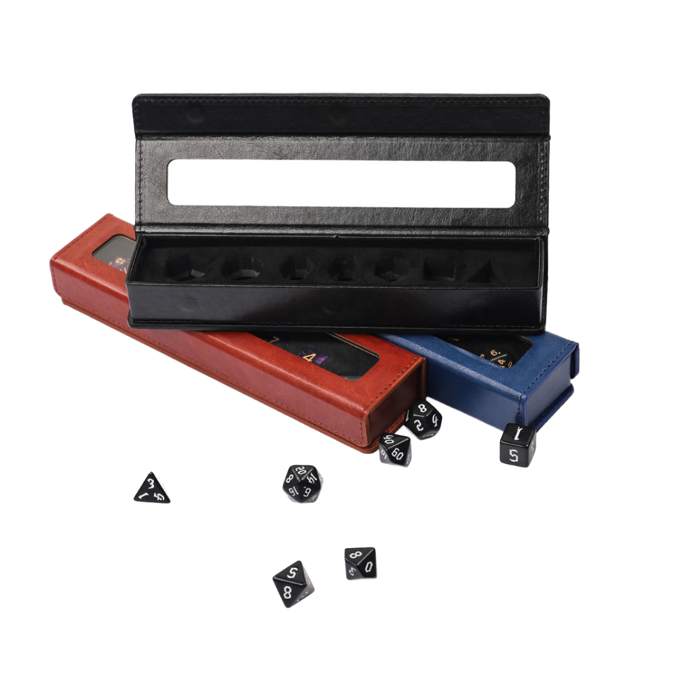 Pu Leather  magnet Box for dice