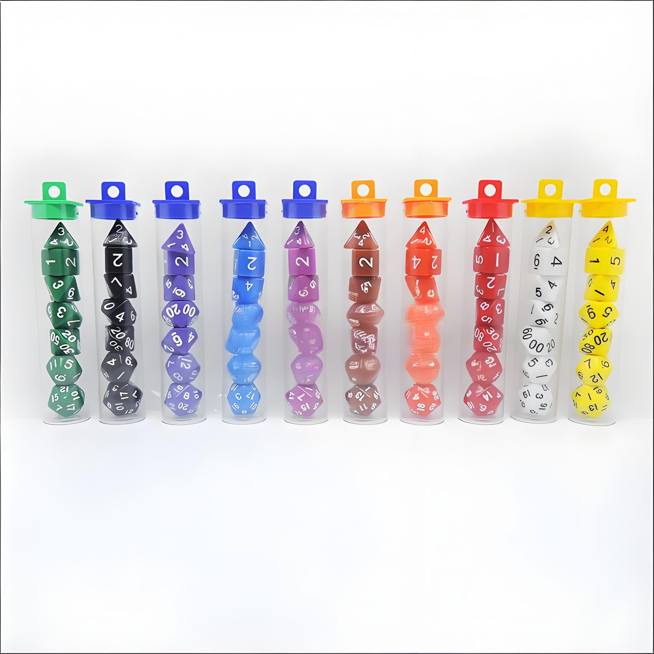 rigid cyliner dice packaging