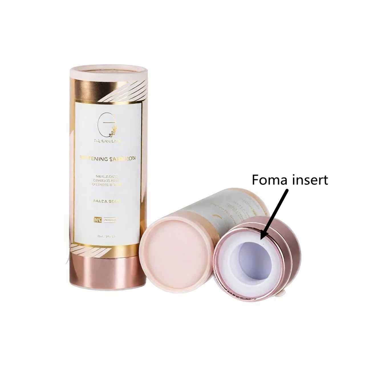 foam insert for glass bottle