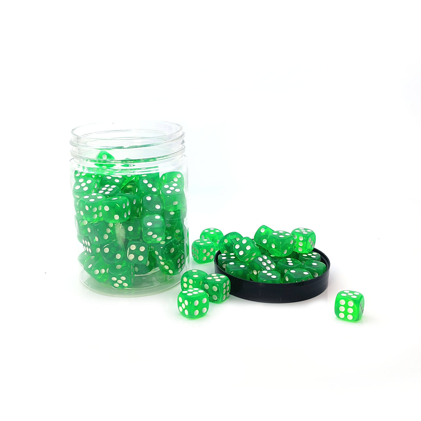 plastic container dice packaging