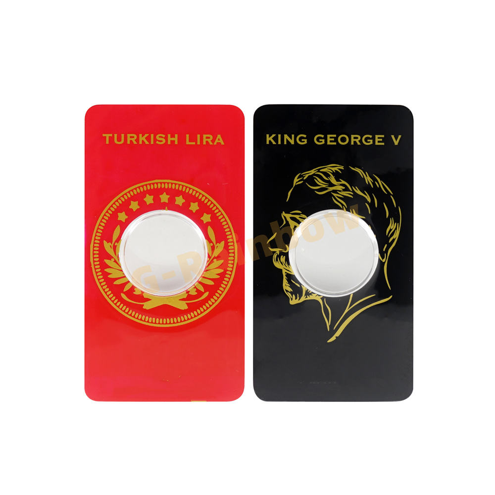 Coin Card Blister packaging