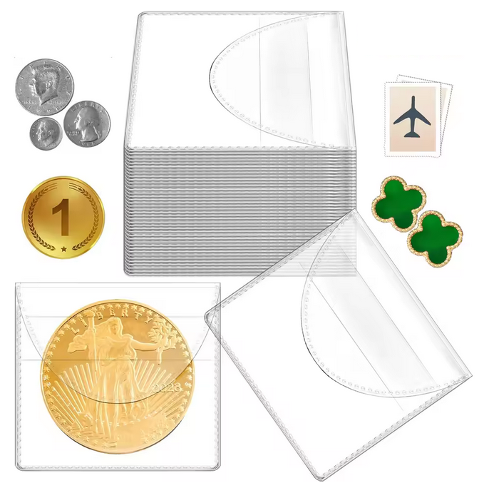 silver coin packaging bag