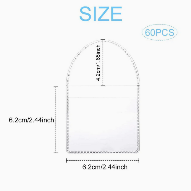 Coin Sleeves Single Pocket  size