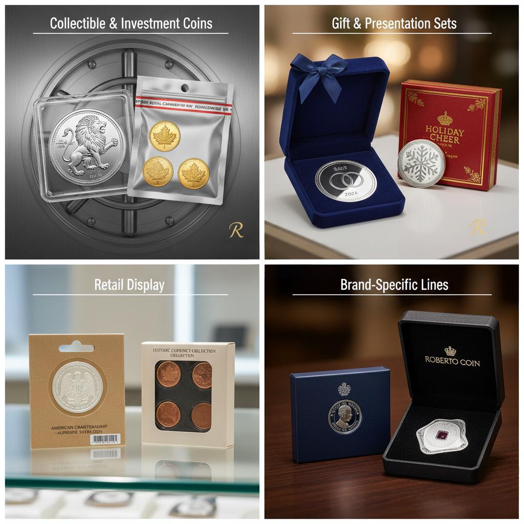 stile scatola di monete