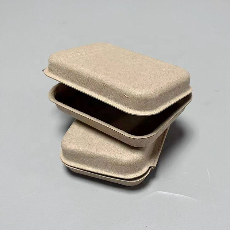 Biodegradable pulp packaging box