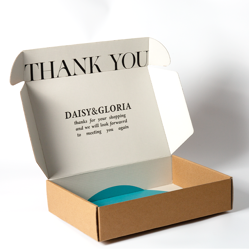 Corrugated box with double-sided printing