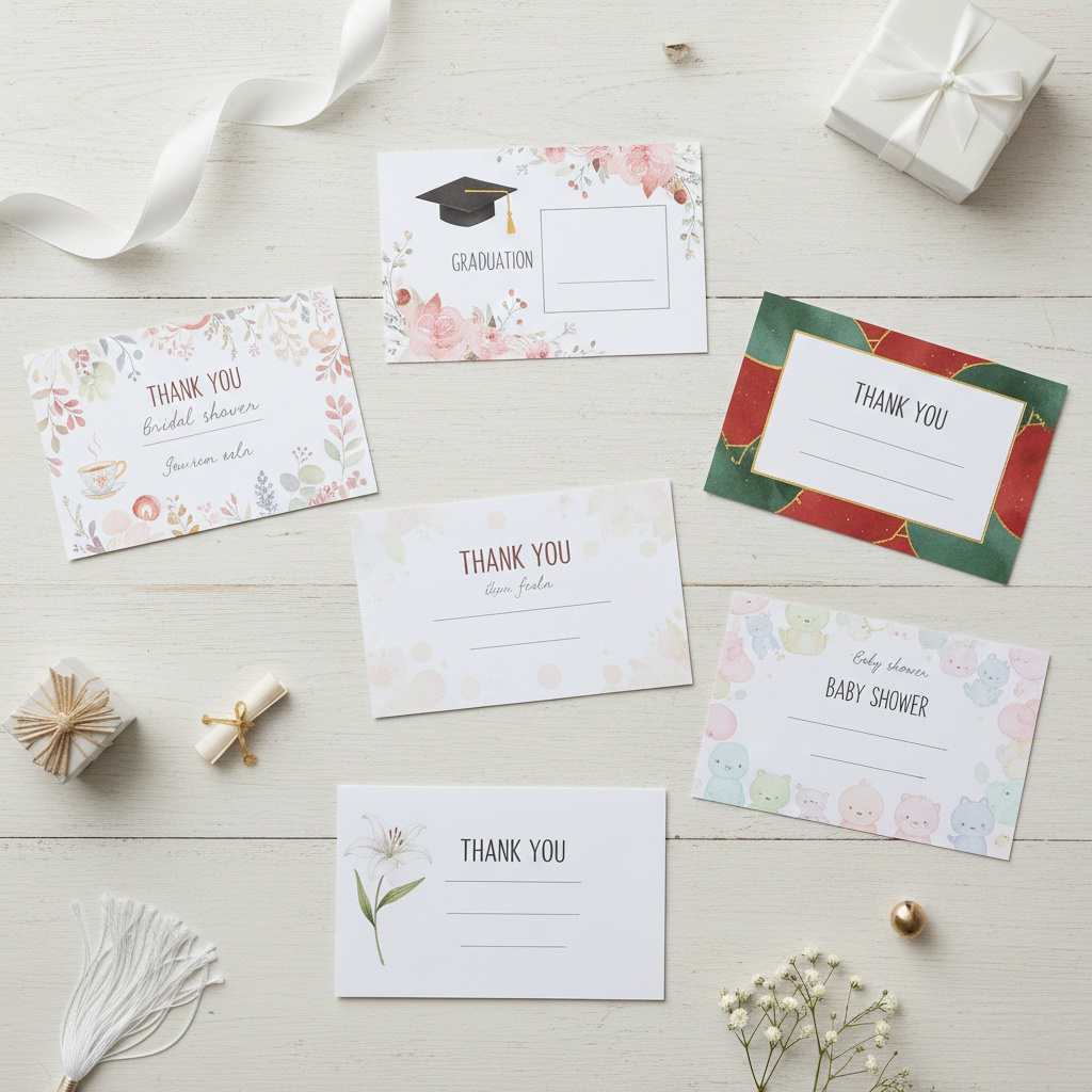 custom graduation thank you cards