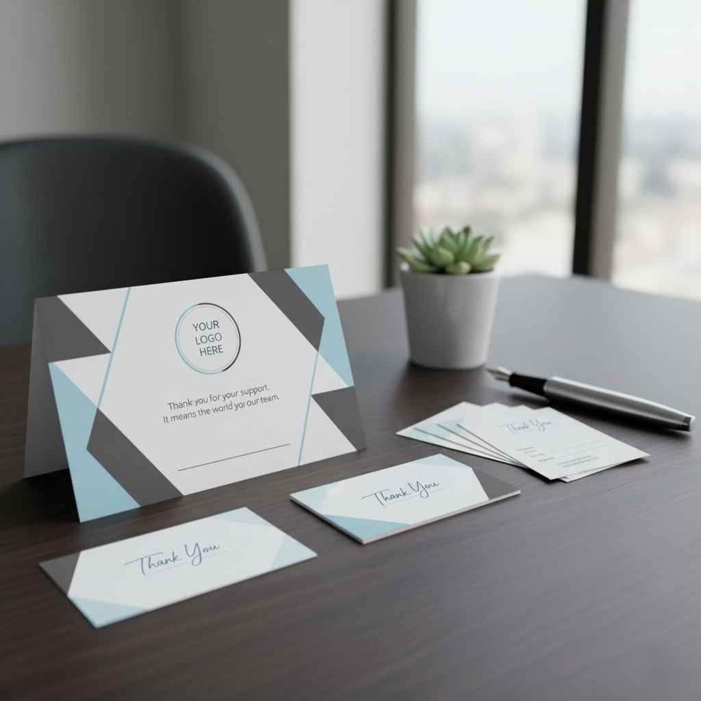 thank you business cards printable