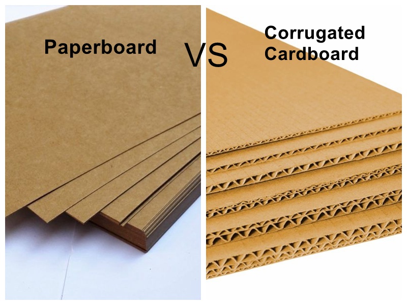 Paperboard vs Corrugated Cardboard