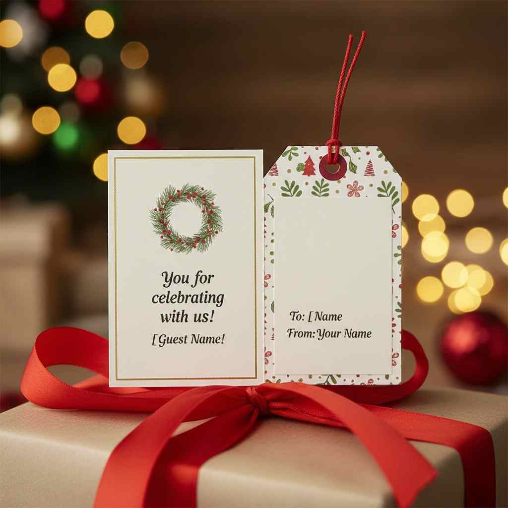 personalized holiday thank you cards