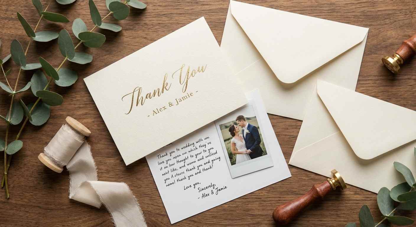 thank you wedding cards