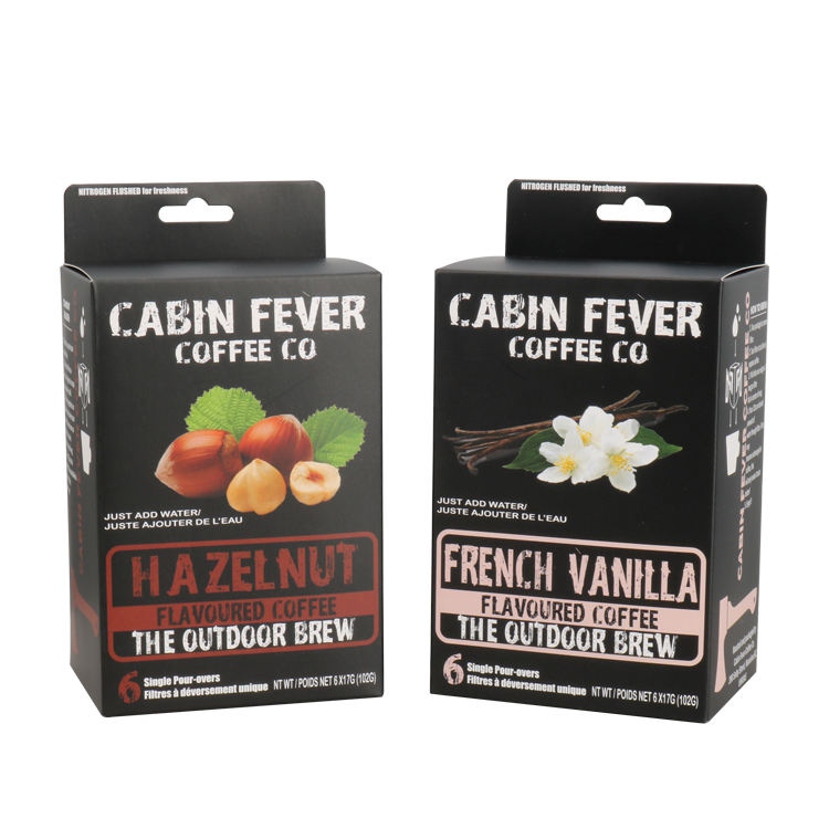 Hanging Packaging Boxes of coffee