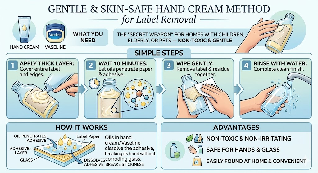 Hand Cream Vaseline Method
