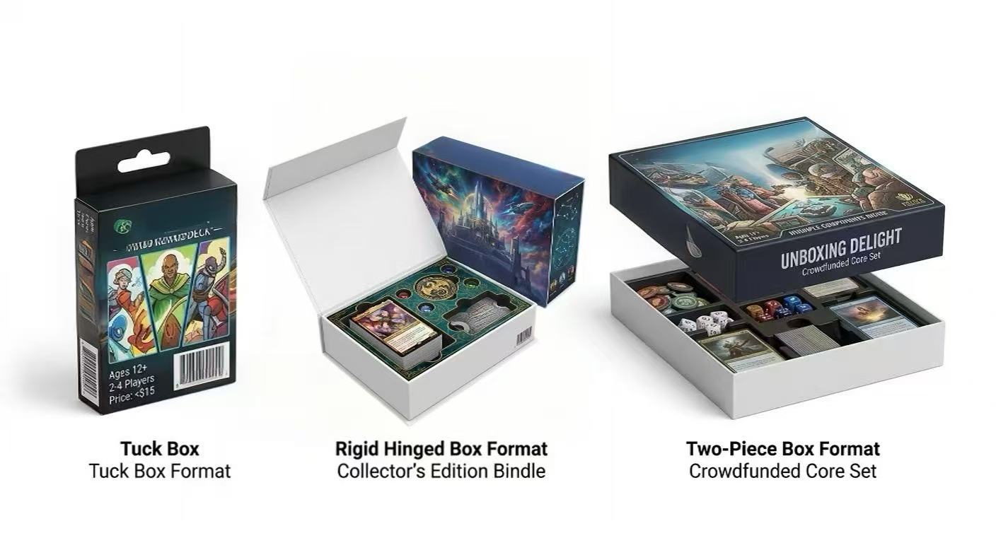 Confezione di scatole per giochi di carte da gioco