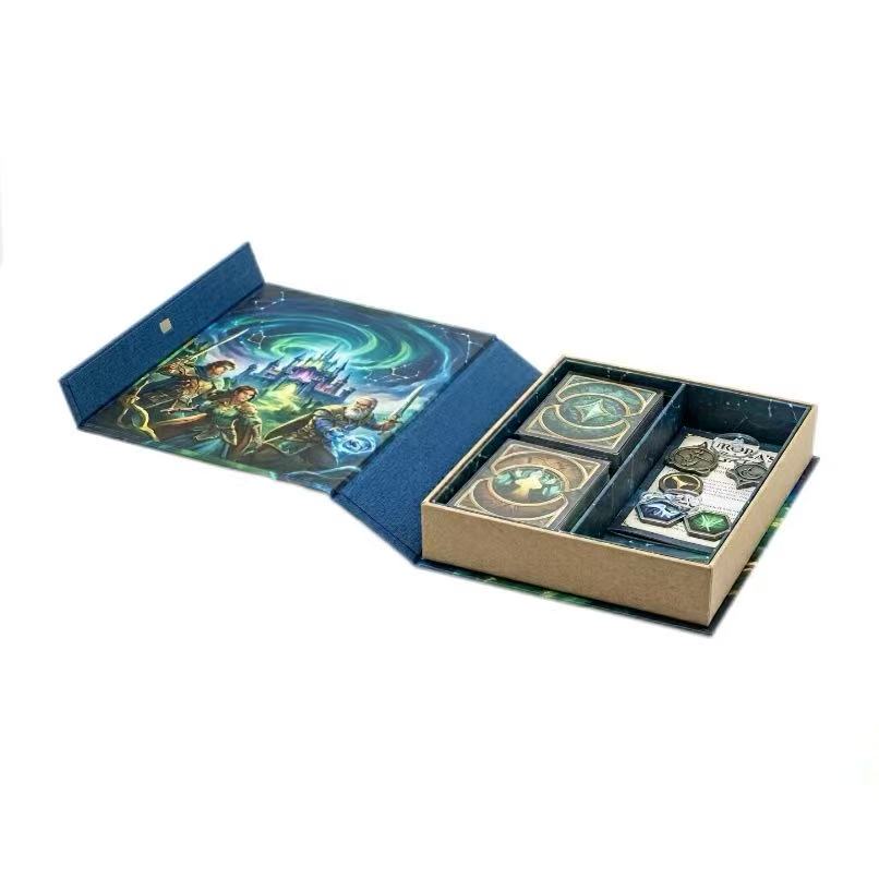 rigid magnetic cardboard card game box