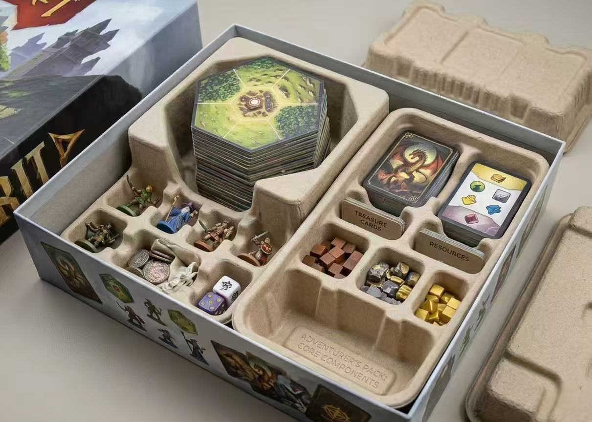 Board Games Gift Box with Molded Pulp Trays
