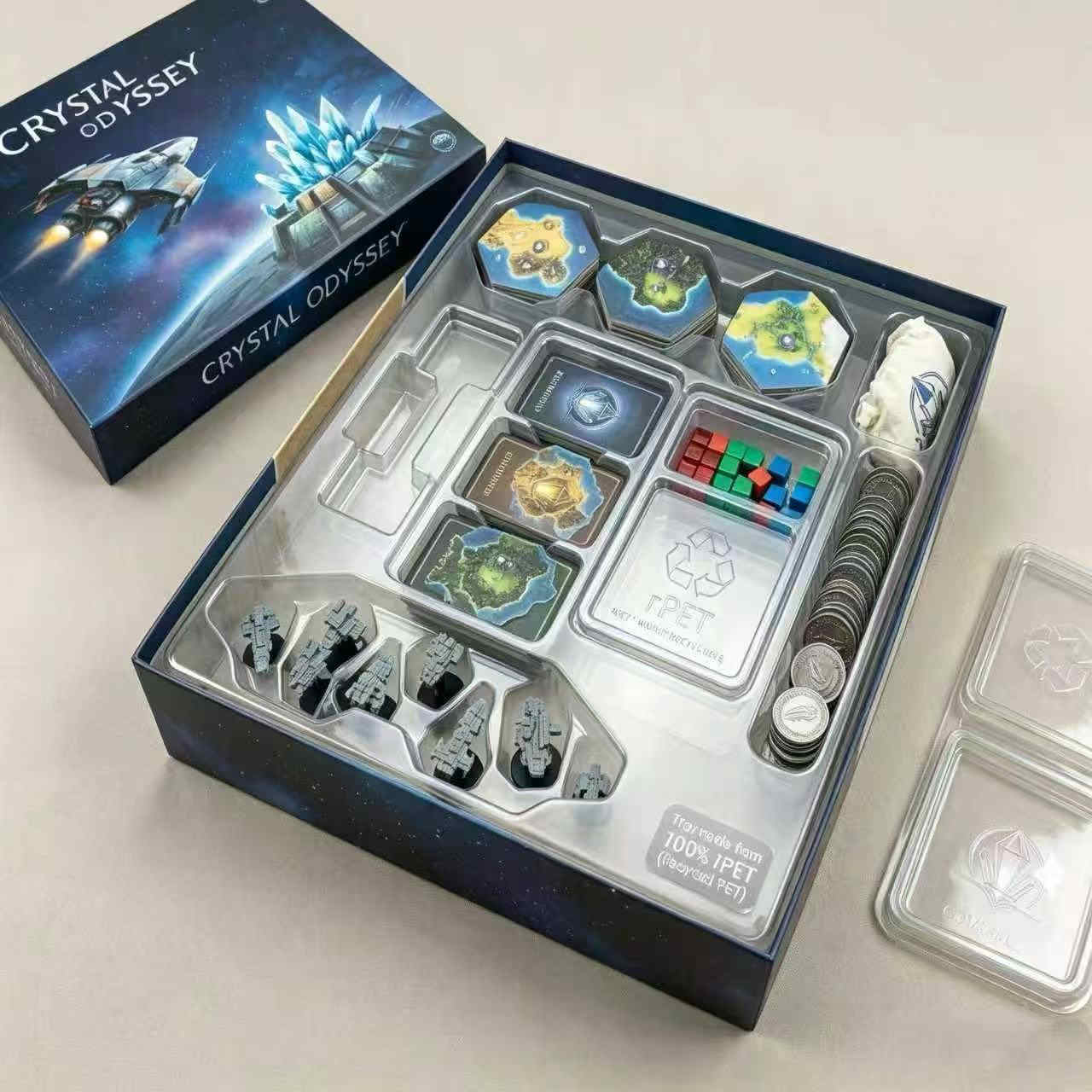 Clear rPET insert tray