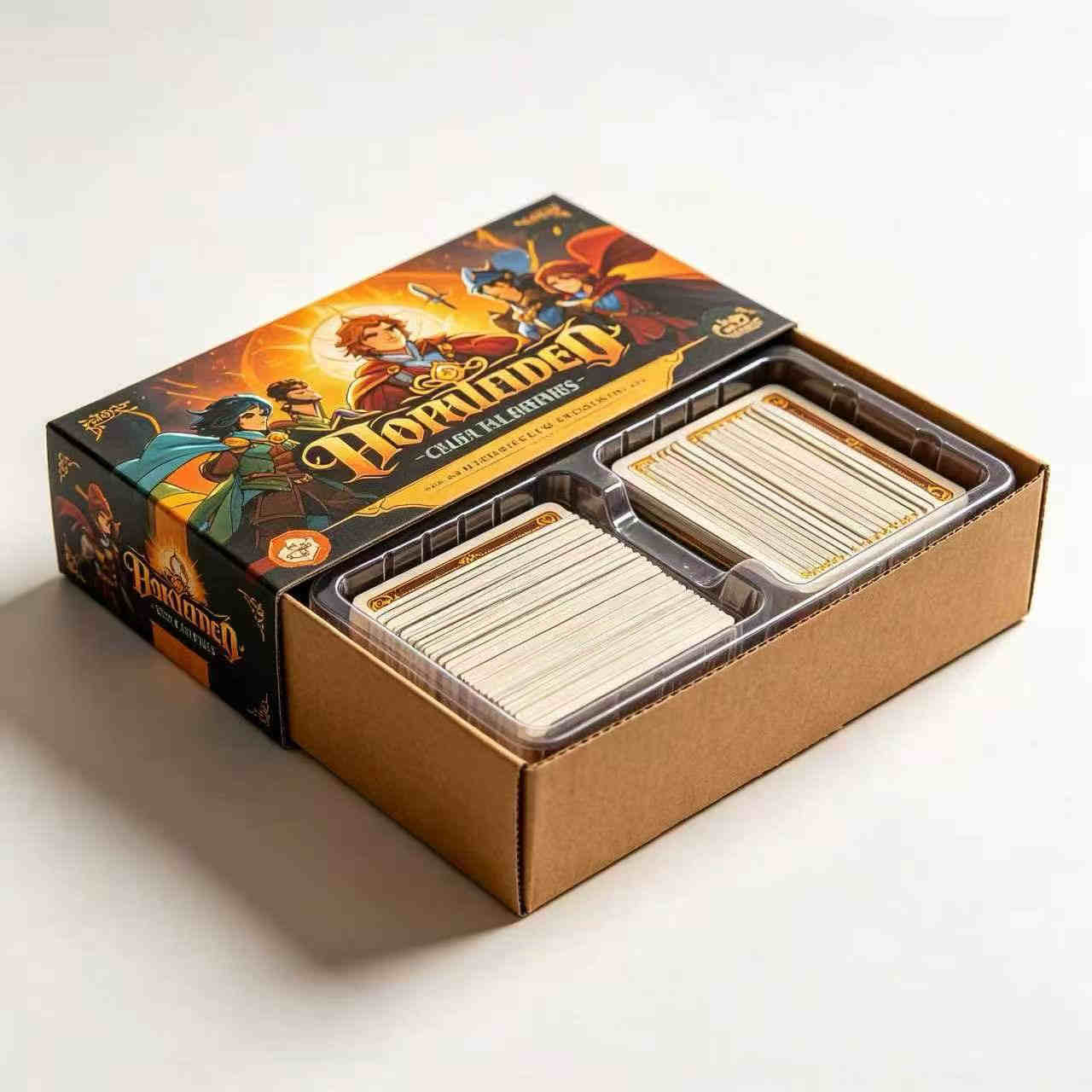 Paper Box with Blister Tray for board game
