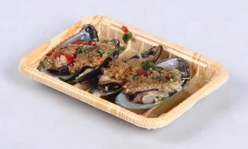 plastic seafood tray